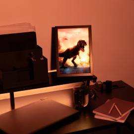 LAMINA LED ENMARCADA JURASSIC PARK 2