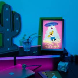 LAMINA LED ENMARCADA THE SIMPSONS 2