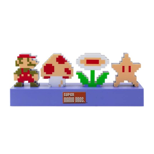 LÂMPADA ICONS NINTENDO SUPER MARIO PERSONAGEM E PODERES