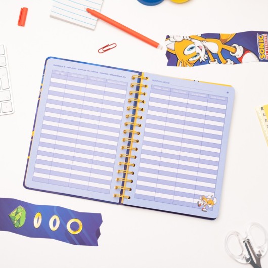 AGENDA ESCOLAR 2026/2027 SEMANAL A5 12 MESES SONIC