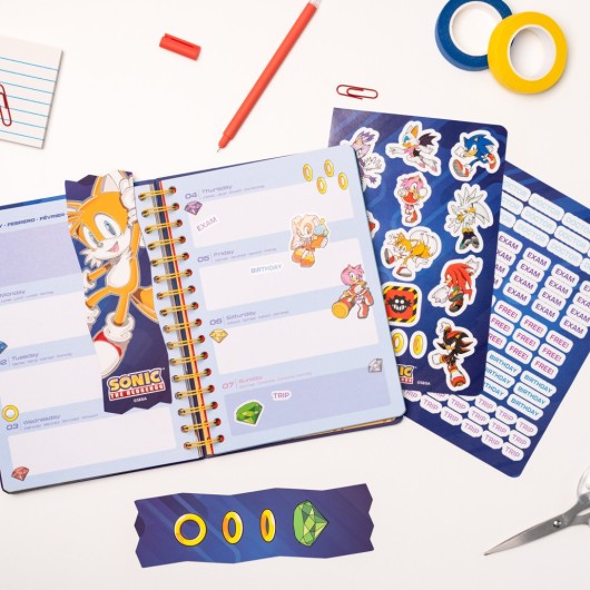 AGENDA ESCOLAR 2026/2027 SEMANAL A5 12 MESES SONIC
