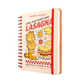 AGENDA ESCOLAR 2026/2027 SEMANAL A5 12 MESES GARFIELD