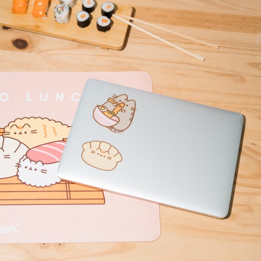 PACK 2 AUTOCOLANTES VINIL PUSHEEN SUSHI ROLL 6