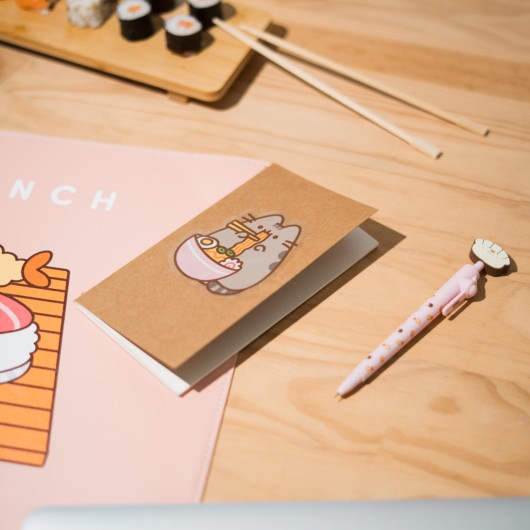 PACK 2 AUTOCOLANTES VINIL PUSHEEN SUSHI ROLL 6