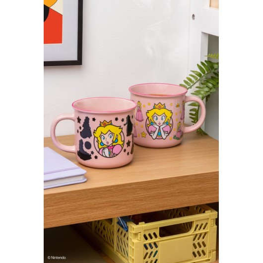 CANECA TERMOCOLORIDA PEACH SUPER MARIO