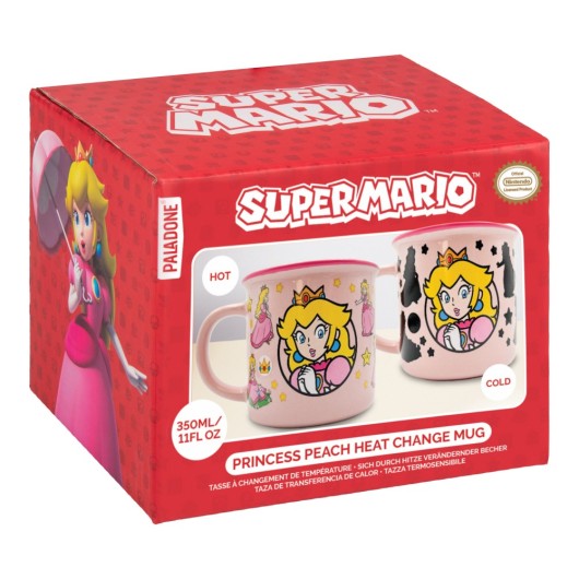 CANECA TERMOCOLORIDA PEACH SUPER MARIO