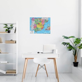 MINI POSTER MAPA DE ESPANHA 2