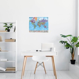 MINI POSTER MAPA DO MUNDO 2