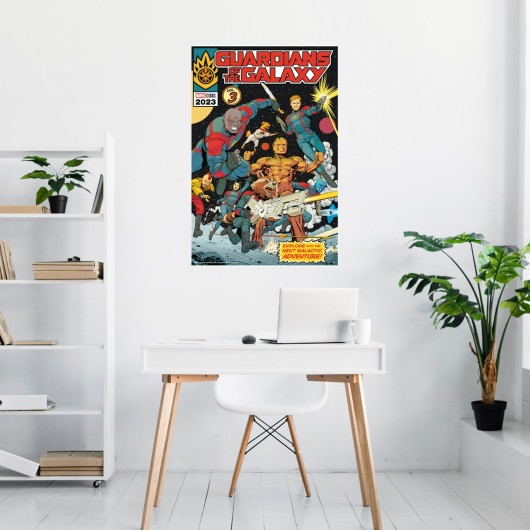 POSTER MARVEL OS GUARDIÕES DA GALAXIA VOL 3 - EXPLODE INTO THE NEXT GALACTIC ADVENTURE!