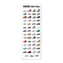 POSTER PORTA SNEAKERS. HALL OF FAME