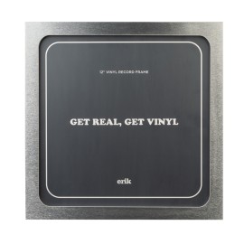 MARCO VINILO PREMIUM 32X32 CM MDF PRATA