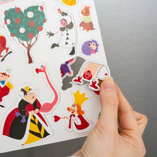 SET DE IMÃS TROQUELADOS DISNEY ALICE NO PAÍS DAS MARAVILHAS