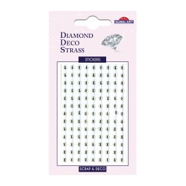AUTOCOLANTES DIAMOND DECO STRASS BRANCO