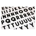 AUTOCOLANTES CLASSY LETRAS E NÚMEROS PRETO