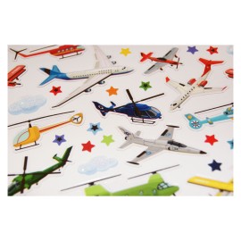 AUTOCOLANTES CLASSY AVIAÇÃO COM BRILHANTES