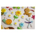 AUTOCOLANTES TWEENY FOAMY DECOR ANIMAIS PRIMAVERA