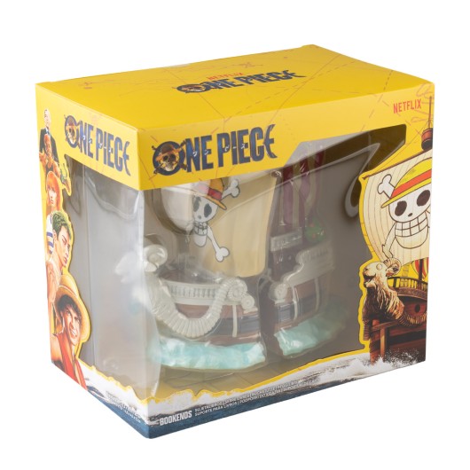 SUPORTE PARA LIVROS ONE PIECE NETFLIX GOING MERRY
