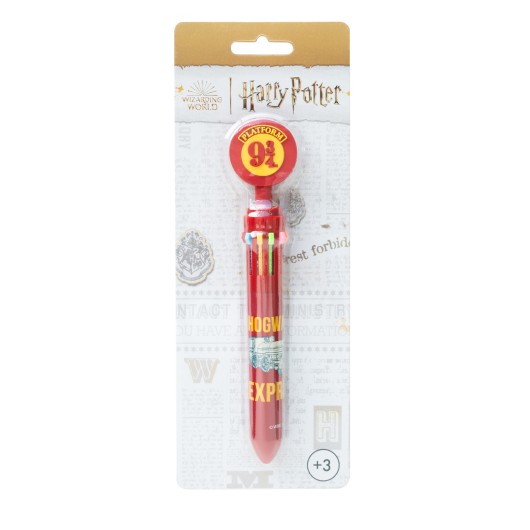 ESFEROGRÁFICA 3D 10 CORES HARRY POTTER PLATAFORMA 9 3/4