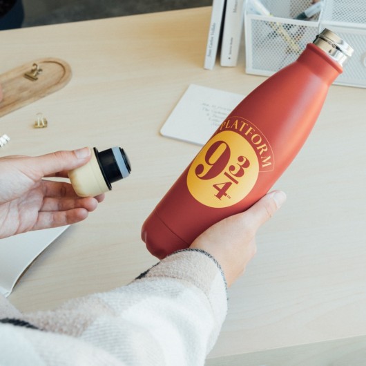 GARRAFA METÁLICA HOT&COLD 500ML HARRY POTTER PLATAFORMA 9 3/4