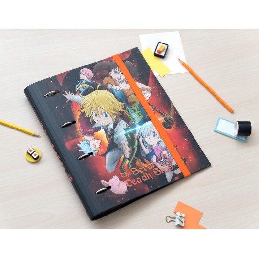 PASTA 4 ARGOLAS PREMIUM THE SEVEN DEADLY SEMS