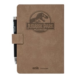 CADERNO PREMIUM A5 COM ESFEROGRÁFICA PROJECTORA JURASSIC PARK 2