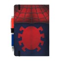 CADERNO PREMIUM A5 COM ESFEROGRÁFICA PROJECTORA MARVEL SPIDERMAN