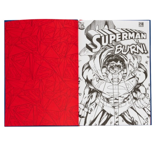 CADERNO LENTICULAR A5 DC COMICS SUPERMAN