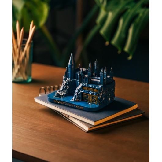 CALENDÁRIO PERPÉTUO 3D HARRY POTTER HOGWARTS