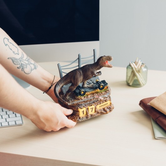 CALENDÁRIO PERPÉTUO 3D JURASSIC PARK