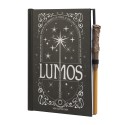 CADERNO PREMIUM A5 COM LUZ HARRY POTTER LUMOS MAXIMA