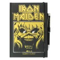 CADERNO PREMIUM A5 COM ESFEROGRÉFICA PROJECTORA IRON MAIDEN