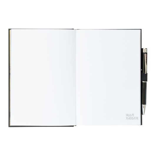 CADERNO PREMIUM A5 COM ESFEROGRÉFICA PROJECTORA IRON MAIDEN