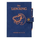 CADERNO PREMIUM A5 COM ESFEROGRÁFICA DISNEY LION KING