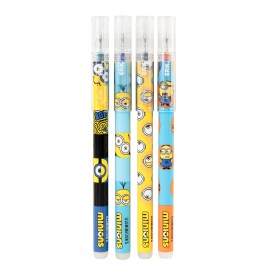 CONJUNTO DE ESFEROGRAFICAS APAGAVEIS MINIONS