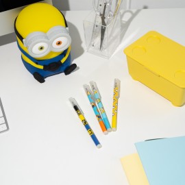 CONJUNTO DE ESFEROGRAFICAS APAGAVEIS MINIONS 2