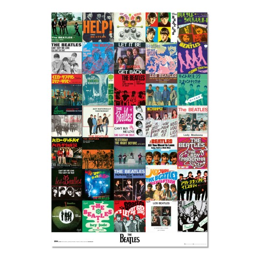 POSTER THE BEATLES CAPAS